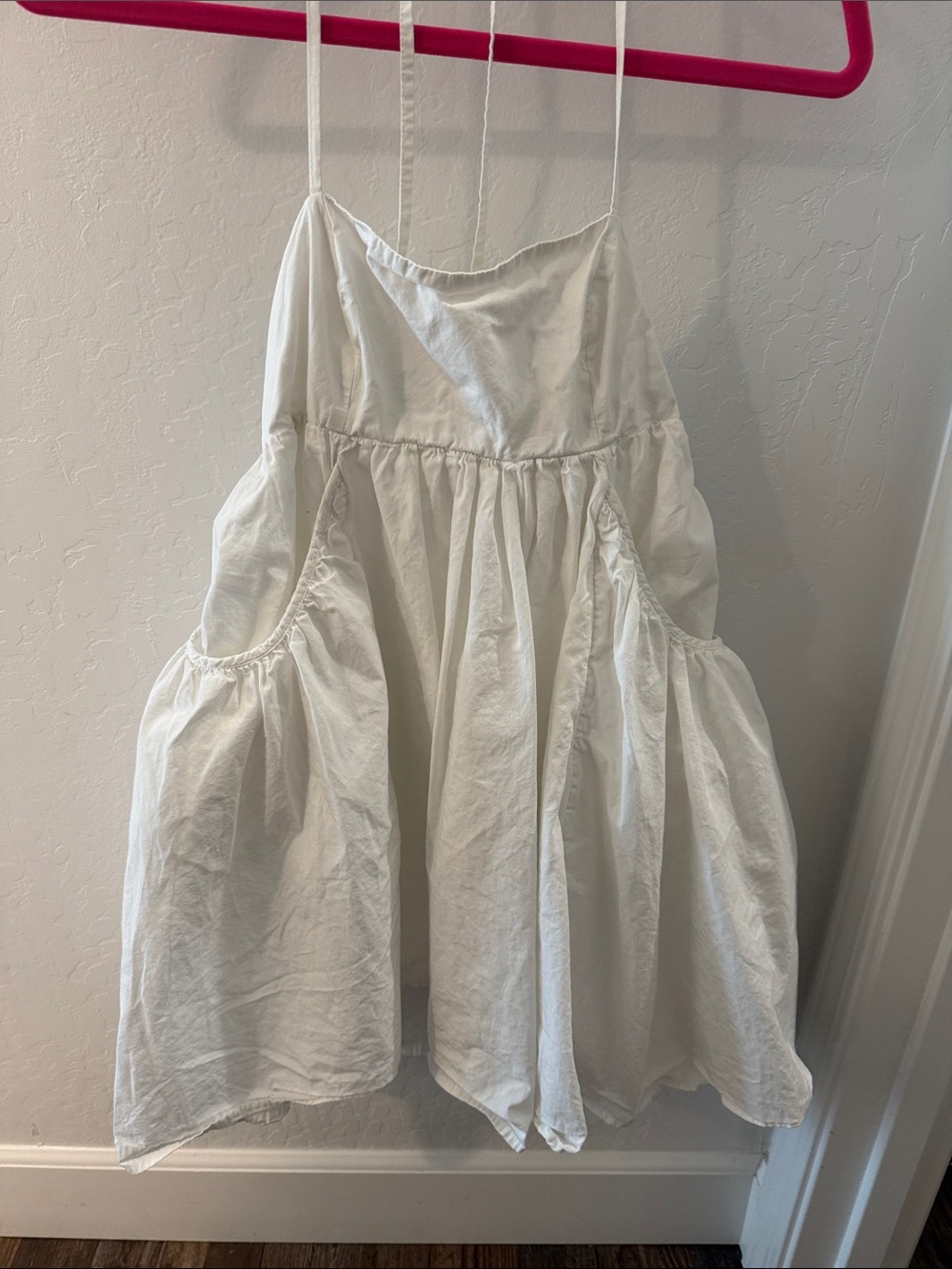 Urban Outfitters White Mini Tiered Sundress
